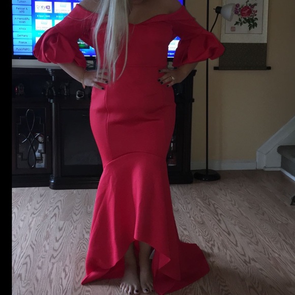 High low dress / evening gown - Picture 3 of 5